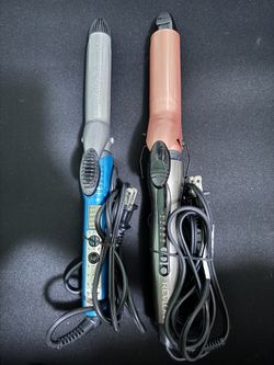 Revlon Salon Advanced Copper + Ceramic 1-1/4" Curling Iron and CONAIR 1-Inch Ceramic Curling Iron
