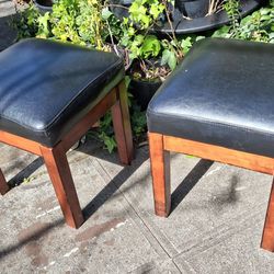 Chairs regular 18 inches tall,  16 inches deep