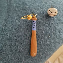 Baseball/Baseball Bat Earrings 