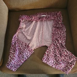 XL LEPOARD PRINT Onsie For Your Favorite Pet. Leopard O