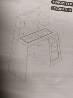 NEW WHITE VANITY