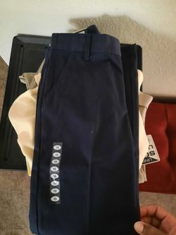 Size 10 Uniform Pants Blue