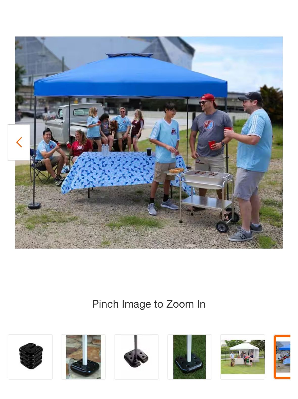 Everbilt Canopy-Pop Up Tent Weight Plates (4-Piece)