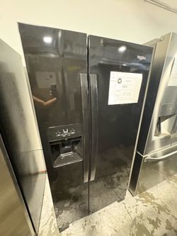 Whirlpool Black Side-by-Side Refrigerator