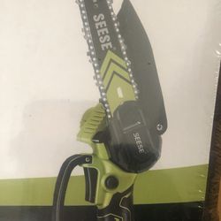6-Inch Mini Chainsaw - w/ 2 Batteries