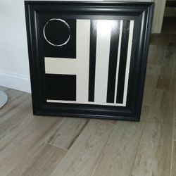 Modern Black And White Painting 