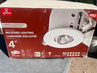 Globe 4” Recessed lights