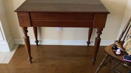 Antique Solid Mahogany Desk
