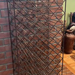 Custom Wrought-Iron Wine Rack — 87 Bottle Capacity — $50