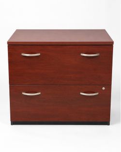 Bush Business Furniture 2-Drawer Lateral File Cabinet 36” – Cherry