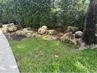 Landscape rocks bolders
