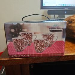 4 Piece Mug Set Feom Benevolence New