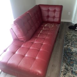 Red Left Sectional 