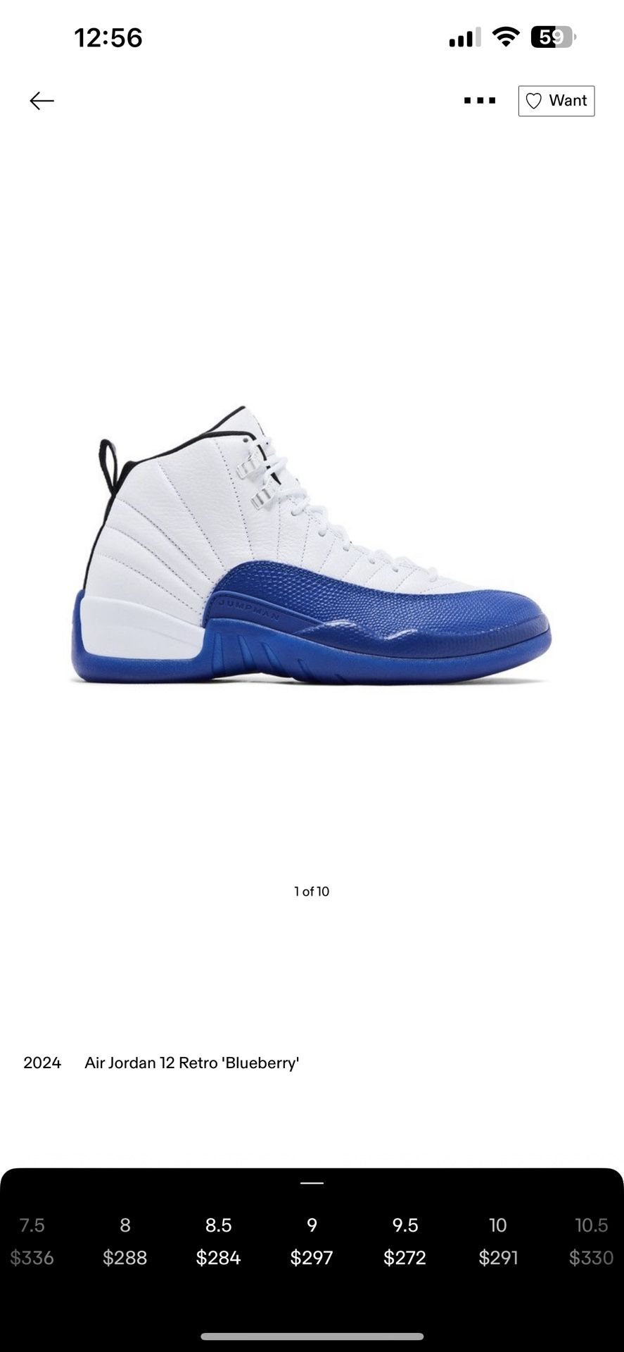 Air Jordan 12 Blueberry