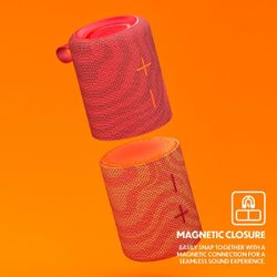 2-in-1 Portable Bluetooth Speaker, Magnetic Union, 20W RMS Power, 11-Hour Playtime, Stereo Sound