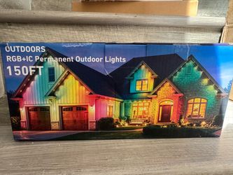 150ft IP67 Waterproof Smart RGB+IC Wall-Washing Eaves Lights with App & Voice Control