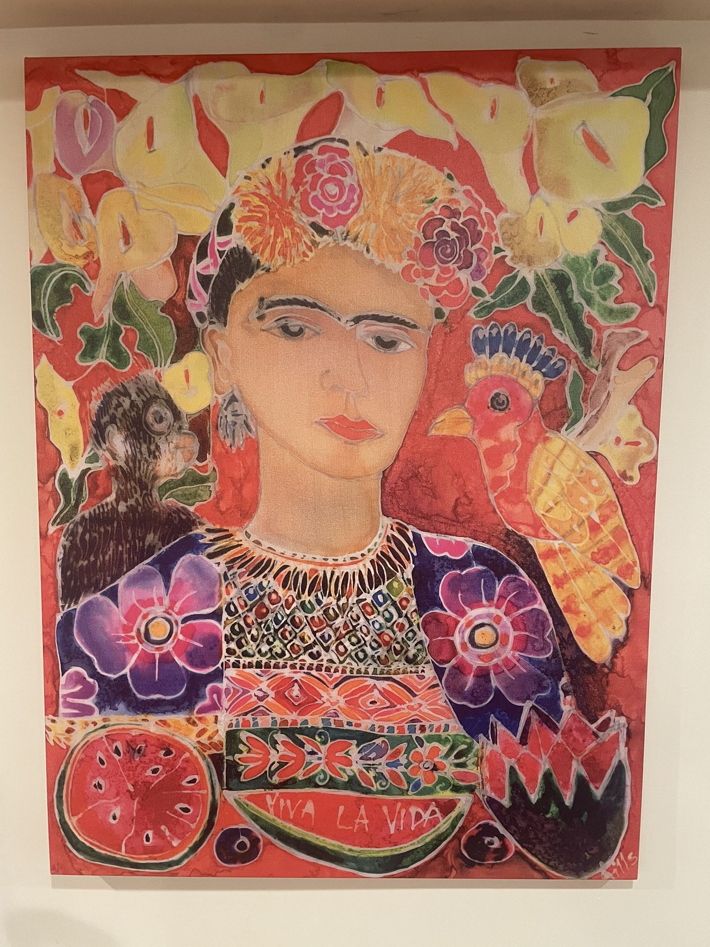Frida Kahlo Wall Art 36x48