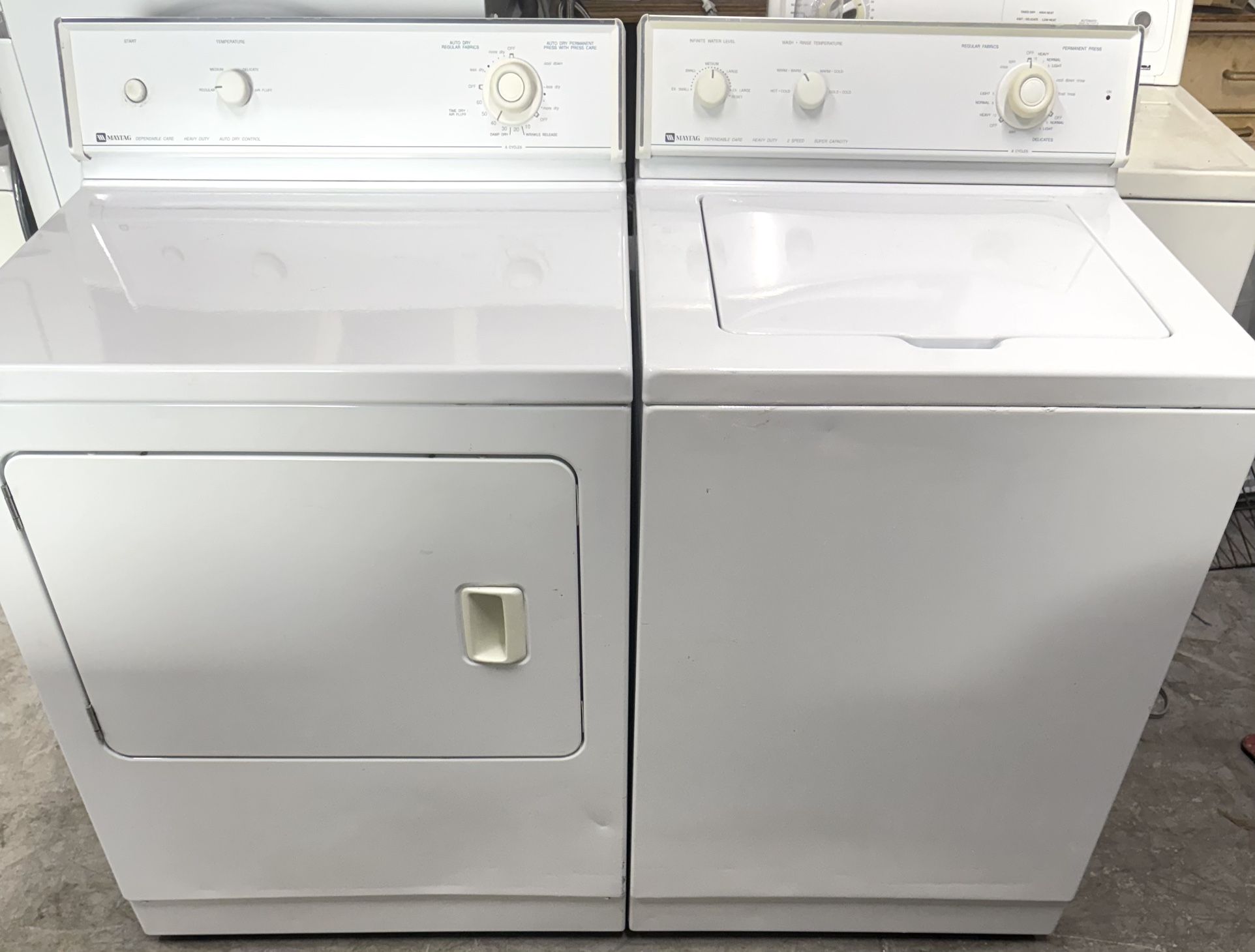Washer and Dryer Set Mechanical Only