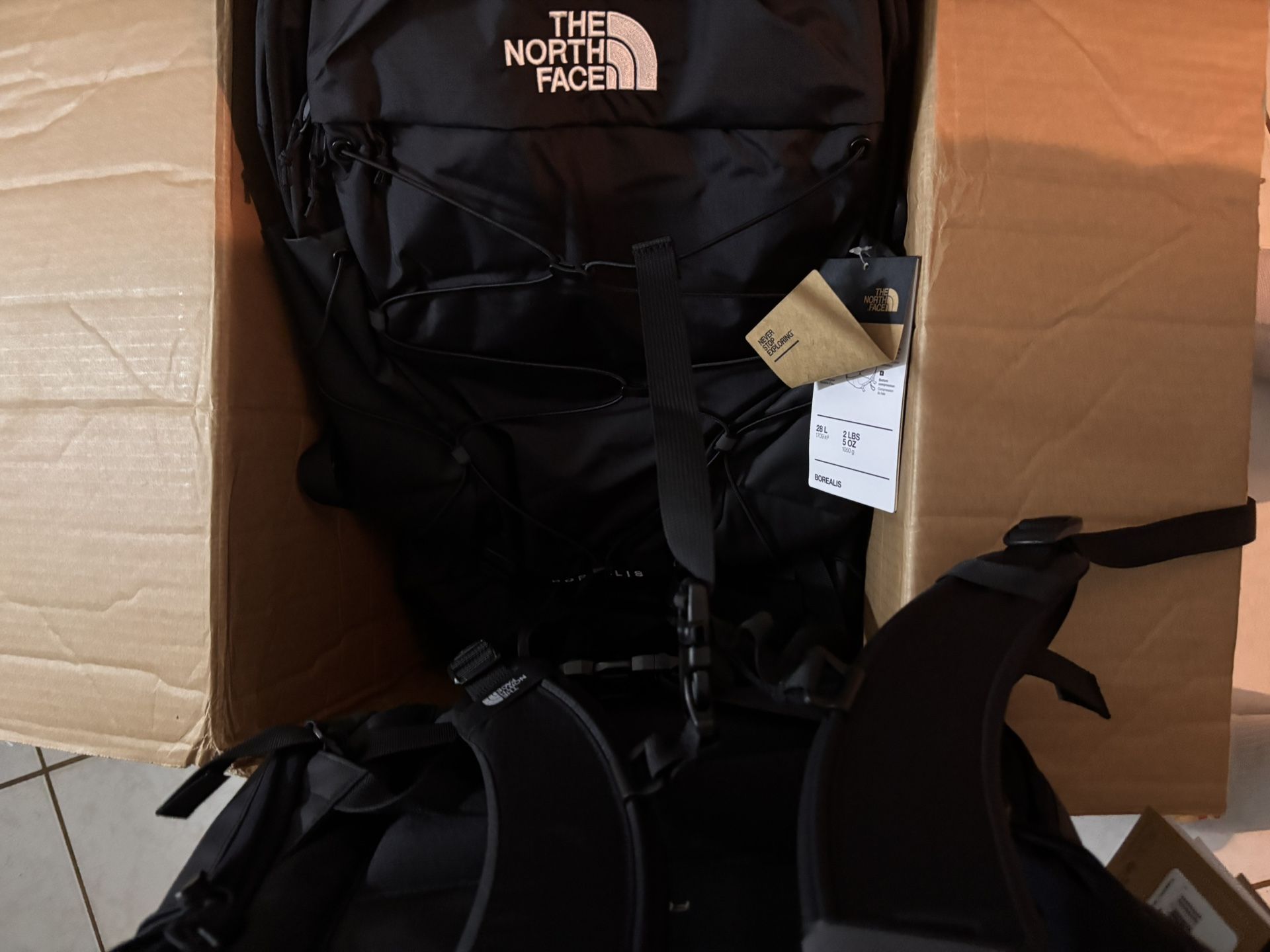 North Face Borealis Black Large Backpack