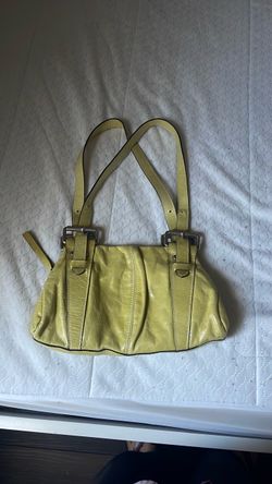 CATS lime green genuine leather Shoulder Bag