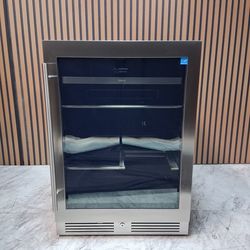 Zephyr Presrv 24 in. Beverage Cooler - Single Zone, Holds 7 Bottles and 108 Cans (PRB24C01CG-D-2LZK)