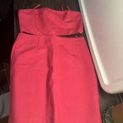 By The Way Top &Skirt Hot Pink Womens
