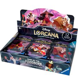 Ravensburger Disney Lorcana: Rise of The Floodborn TCG Booster Pack Display - 24 Count for Ages 8 and Up