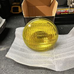 4 1/2 Amber Passing Lamps For Harley Davidson 