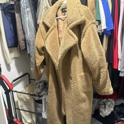 Brown Beige Trench Coat Jacket