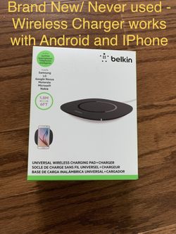 Brand New/ Never used - Wireless Charger works with Android and IPhone