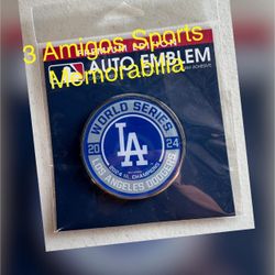 LOS ANGELES DODGERS WORLD SERIES AUTO EMBLEM