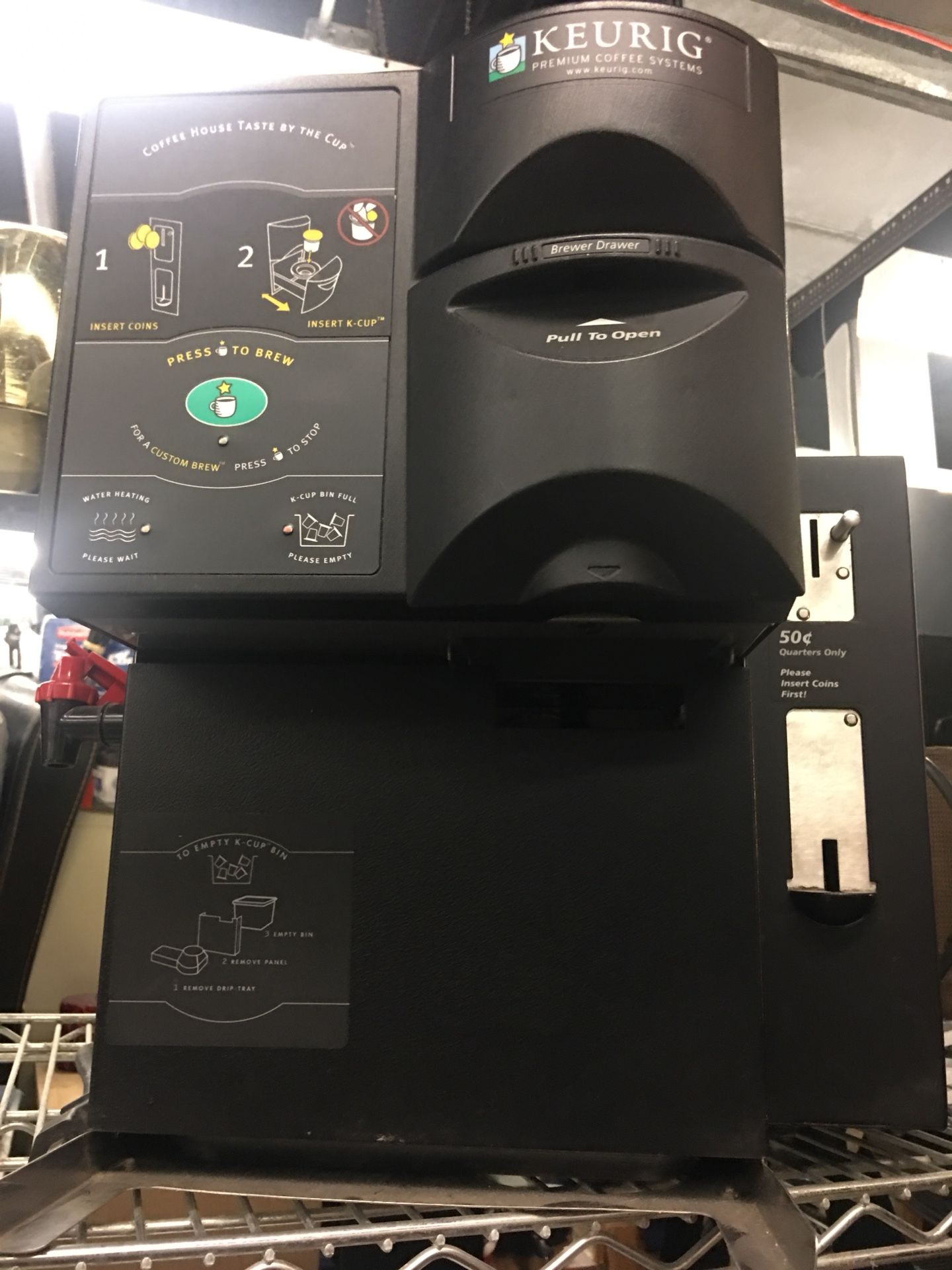 Commercial Keurig Vending Coin Operated Coffee Maker for Sale in