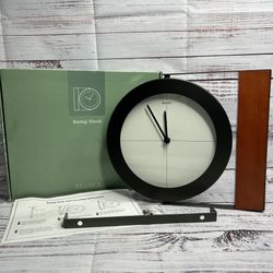 MoMa Museum Of Modern Art Swing Wall Clock Tested & Working