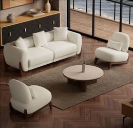 Sofa and 2 chairs