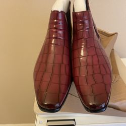 Men Leather Shoes Size 7.5 Brand New 