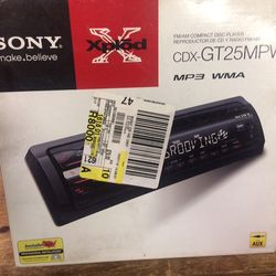 Sony Xplod CDX-GT25MPW  Car Stereo
