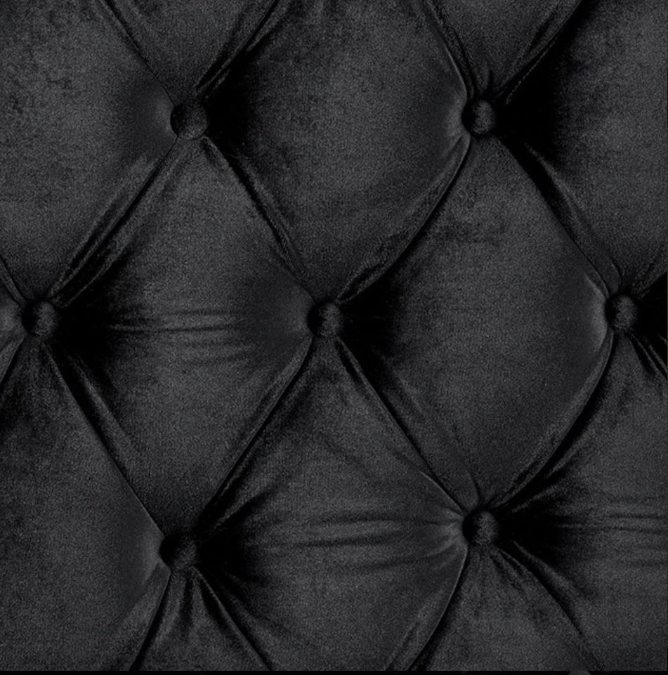 Black Velvet Pedestal Bed Only Comes In Size Queen Firm Price $780 Brand New In Box