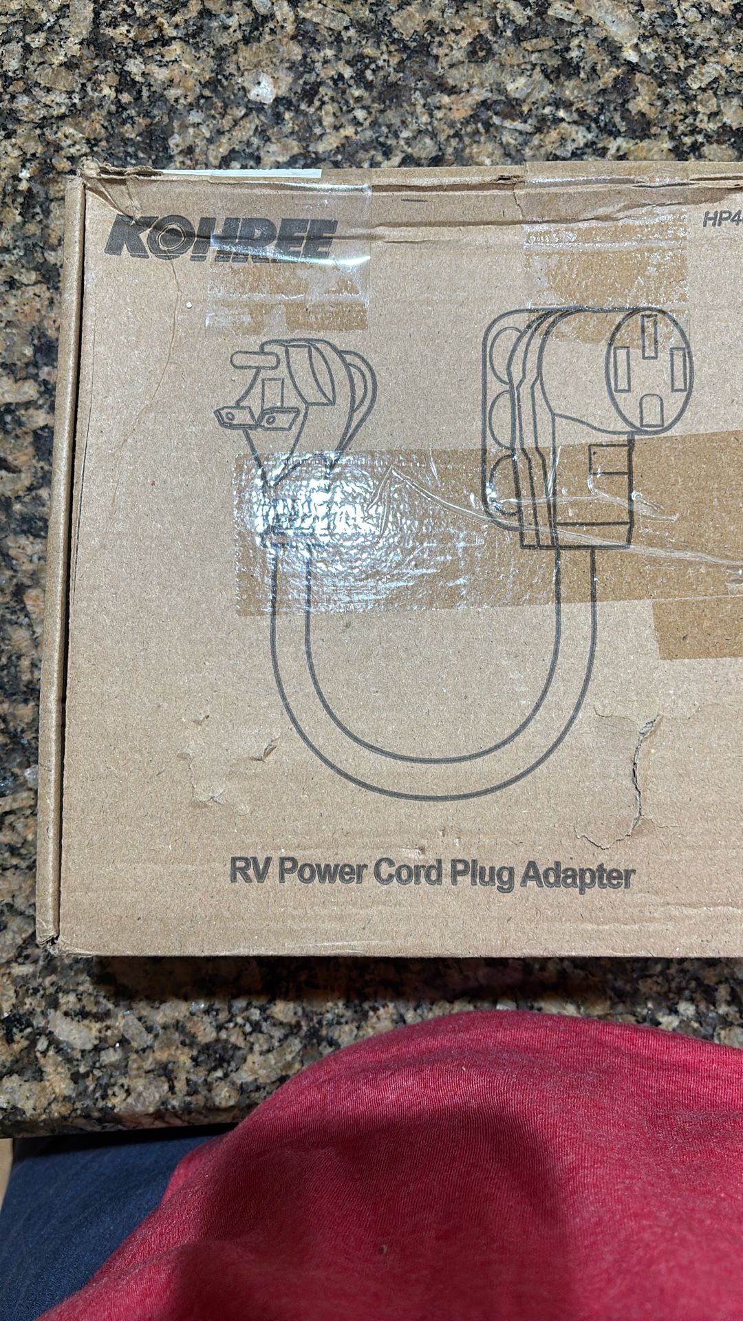 RV Power Cord Plug Adapter