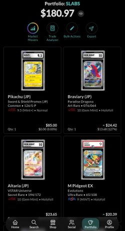 Graded Pokemon cards GEM MINT 10 SLABS WOULD TRADE*