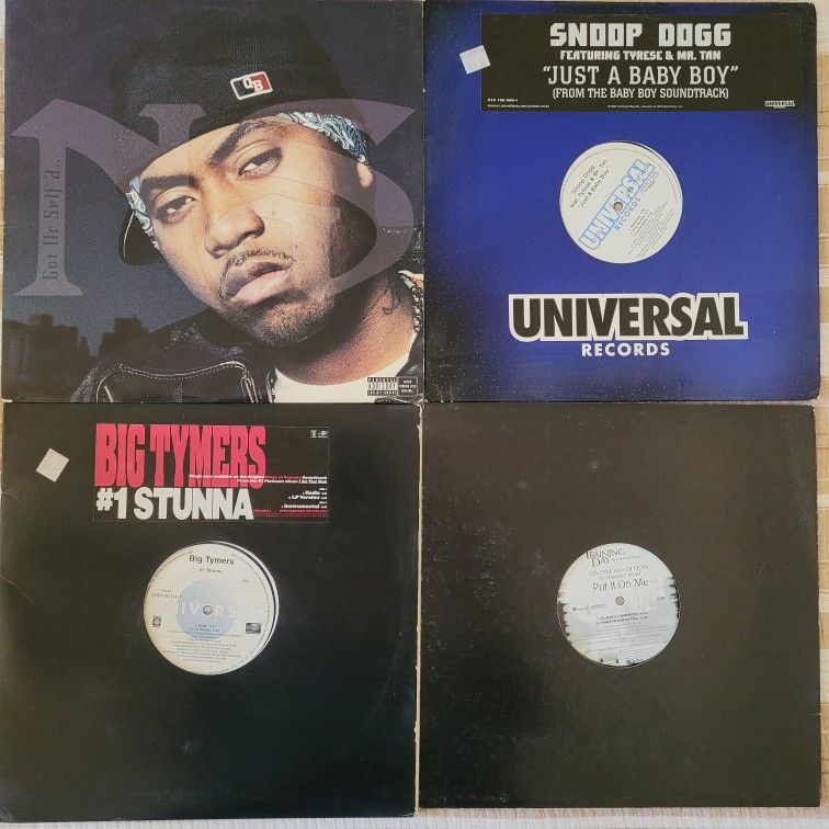 Hip Hop 12" Vinyl Lot Of 4 Records
All for $15