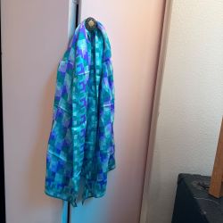 1980s Vintage Silk Scarf