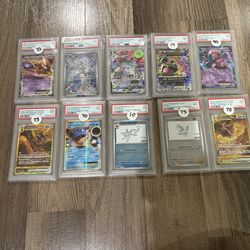 pokemon slab psa graded collection bundle slab vintage modern cheap lot