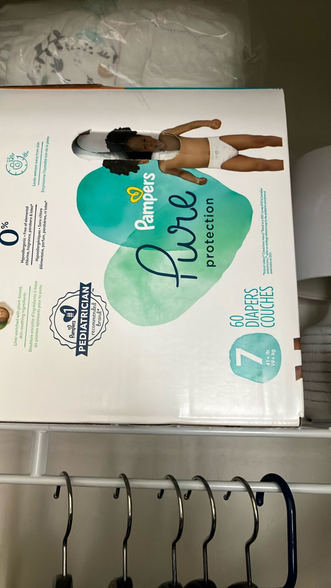 Pampers Pure Diapers 60 Count