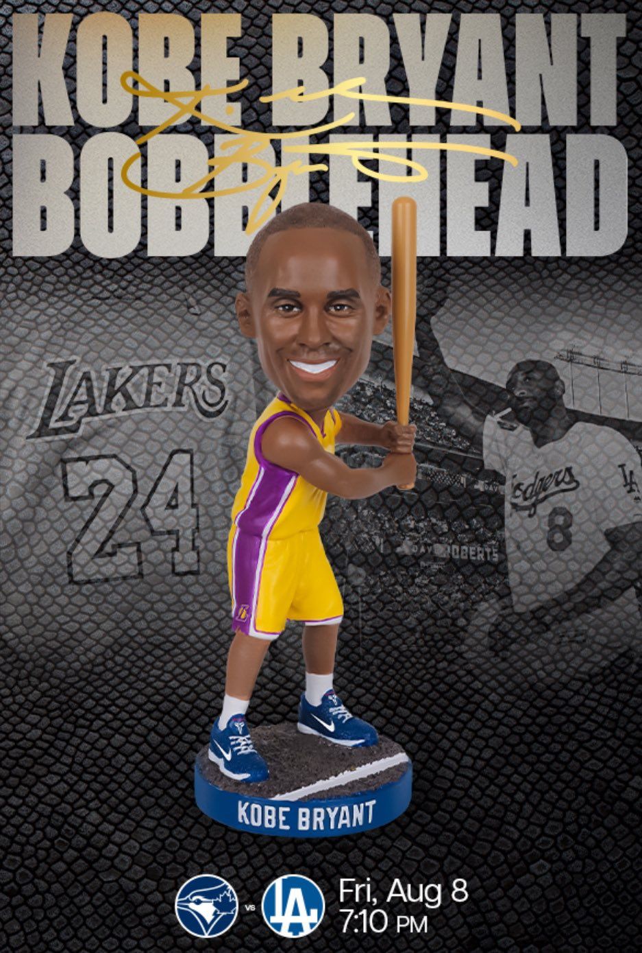 Dodgers Kobe Bryant Bobble Head Game 