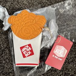The Loungefly Jack in the Box® Curly Fries Card Holder