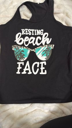 Beach Resting Face Tank 