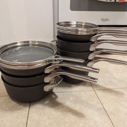 Calphalon 11 Piece Non-Stick Stackable Pots & Pans for Sale in