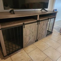Double Dog Cage Entertainment Center
