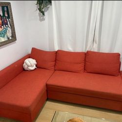 FRIHETEN Sleeper sectional,3 seat w/storage, Faringe