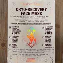 NEW Charlotte Tilbury Cryo Recovery Cold Head Beaded Face Mask